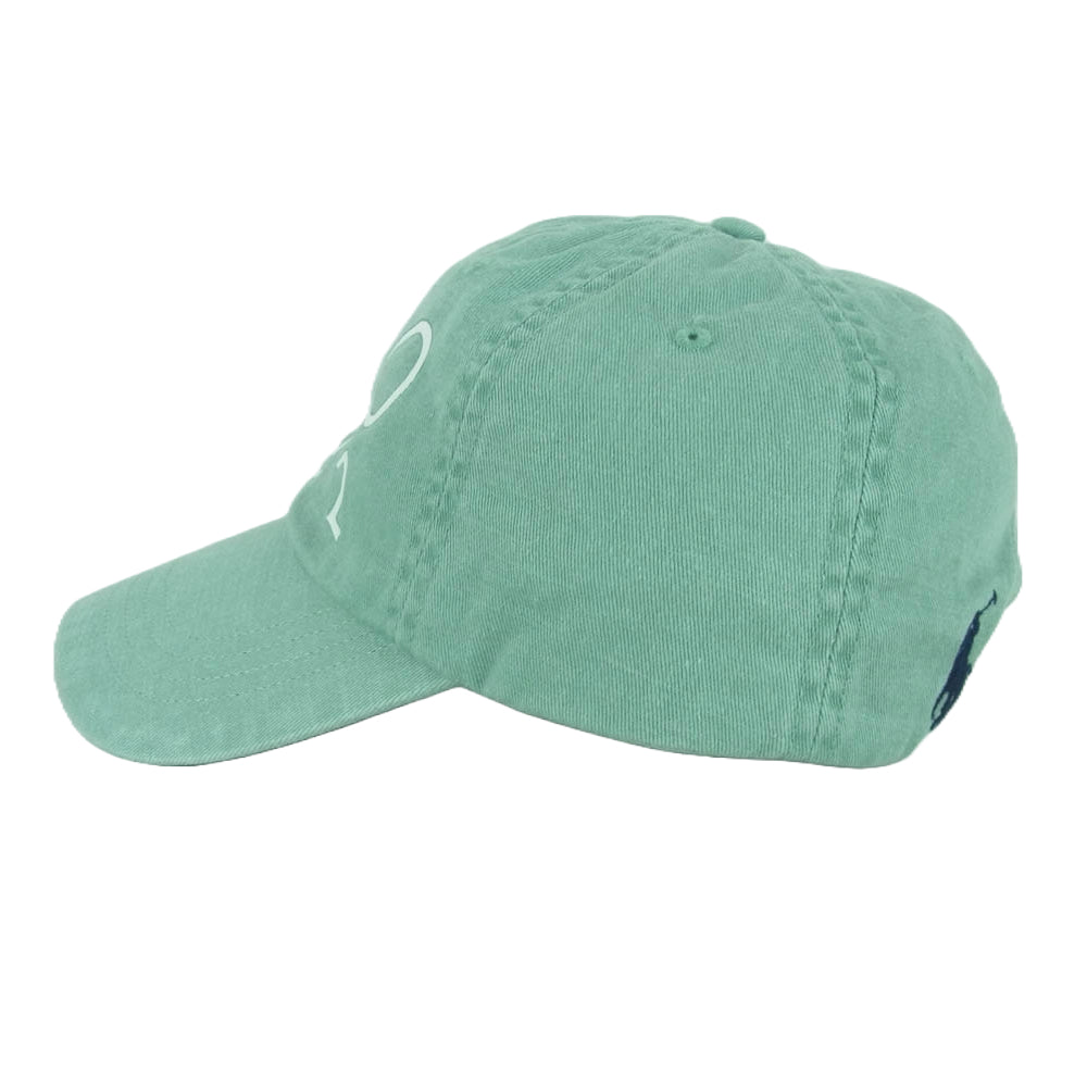 POLO RALPH LAUREN ポロ・ラルフローレン Twill 1992 Sports Cap ロゴ プリント キャップ 帽子 ライトグリーン系 ONE SIZE【中古】