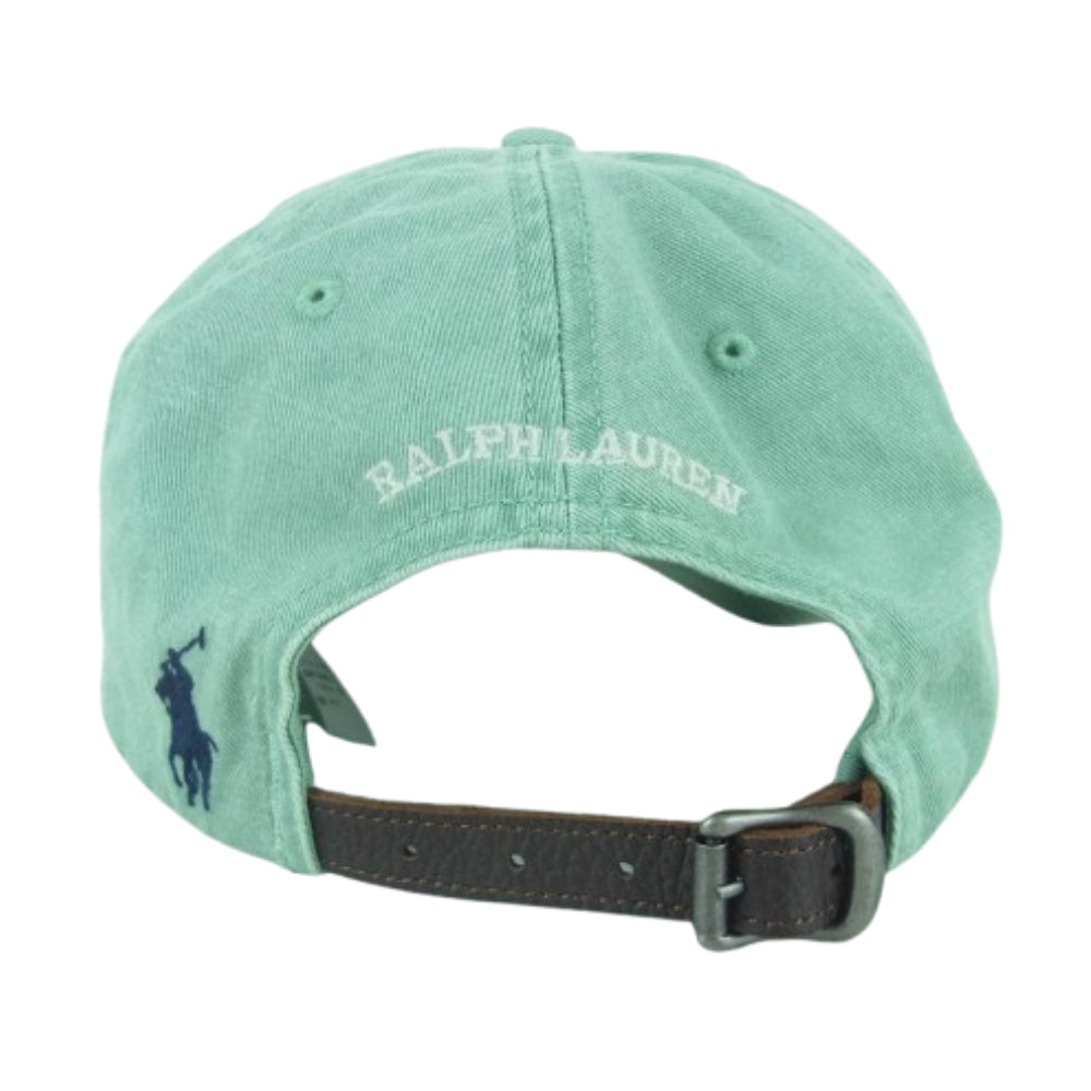 POLO RALPH LAUREN ポロ・ラルフローレン Twill 1992 Sports Cap ロゴ プリント キャップ 帽子 ライトグリーン系 ONE SIZE【中古】