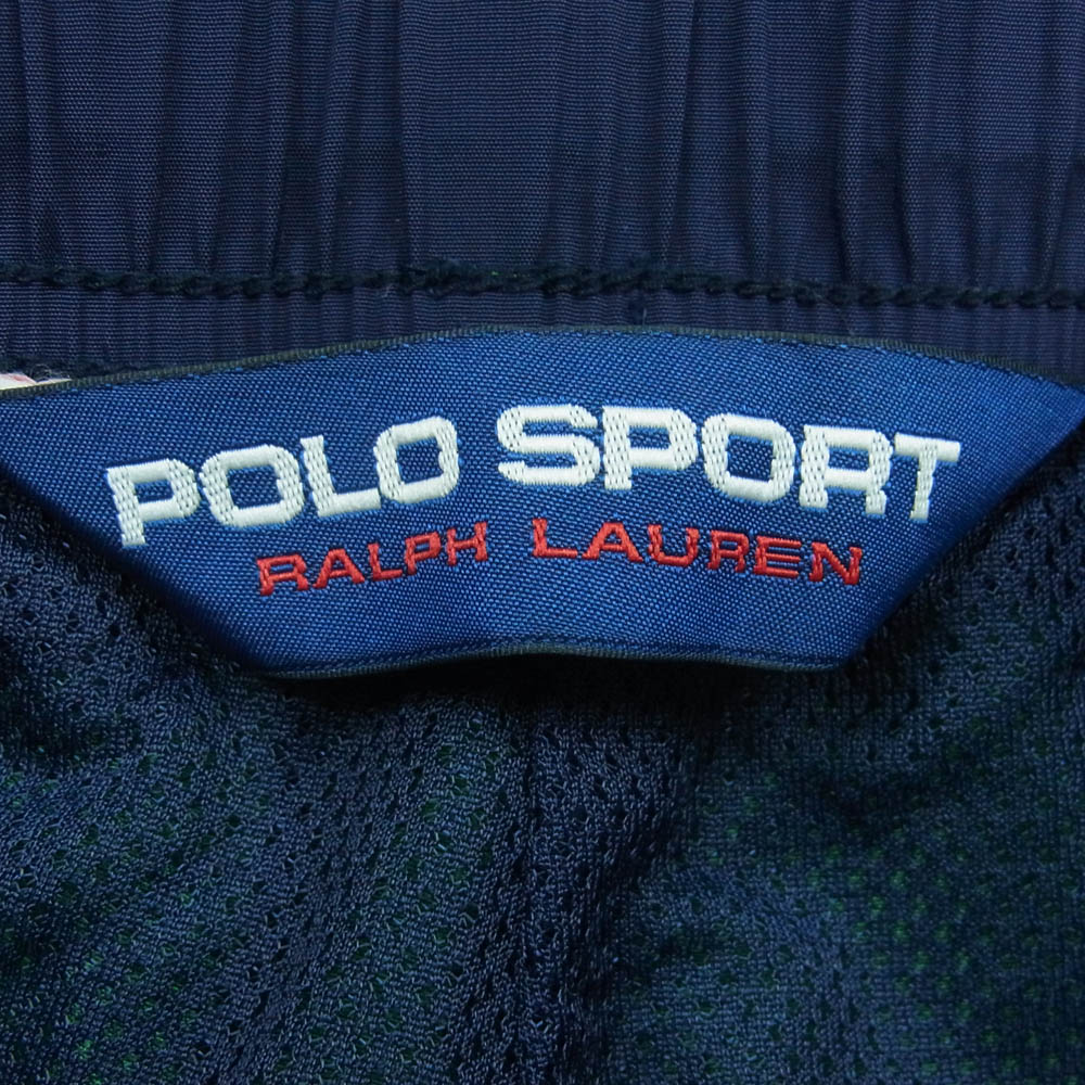 POLO RALPH LAUREN ポロ・ラルフローレン POLO SPORT Nylon Pants ポロスポーツ ナイロン パンツ グリーン系 ダークネイビー系 XXL【中古】