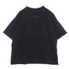 FEAR OF GOD フィアオブゴッド 24AW 125SU244190F ESSENTIALS エッセンシャルズ ロゴラバーパッチ オーバーサイズ 半袖 Tシャツ ブラック系 L【中古】