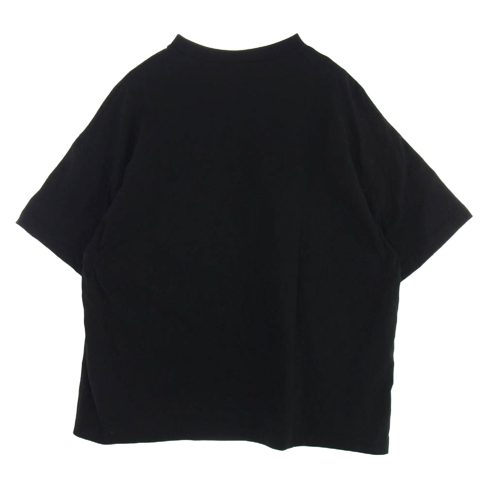 FEAR OF GOD フィアオブゴッド 24AW 125SU244190F ESSENTIALS エッセンシャルズ ロゴラバーパッチ オーバーサイズ 半袖 Tシャツ ブラック系 L【中古】