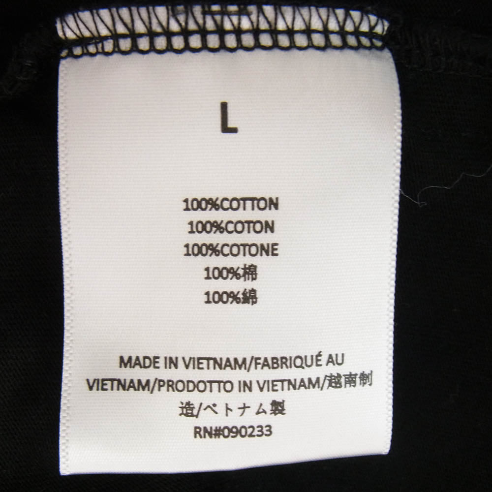 FEAR OF GOD フィアオブゴッド 24AW 125SU244190F ESSENTIALS エッセンシャルズ ロゴラバーパッチ オーバーサイズ 半袖 Tシャツ ブラック系 L【中古】