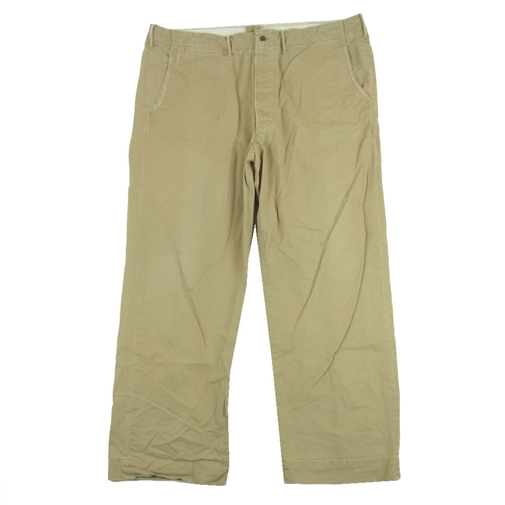RRL ダブルアールエル 8300-470700 E-93 271M24 U.S. STANDARD CHINO スタンダード チノ パンツ 中国製 ベージュ系 40【中古】