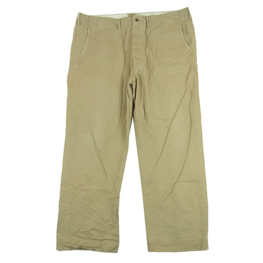 RRL ダブルアールエル 8300-470700 E-93 271M24 U.S. STANDARD CHINO スタンダード チノ パンツ 中国製 ベージュ系 40【中古】