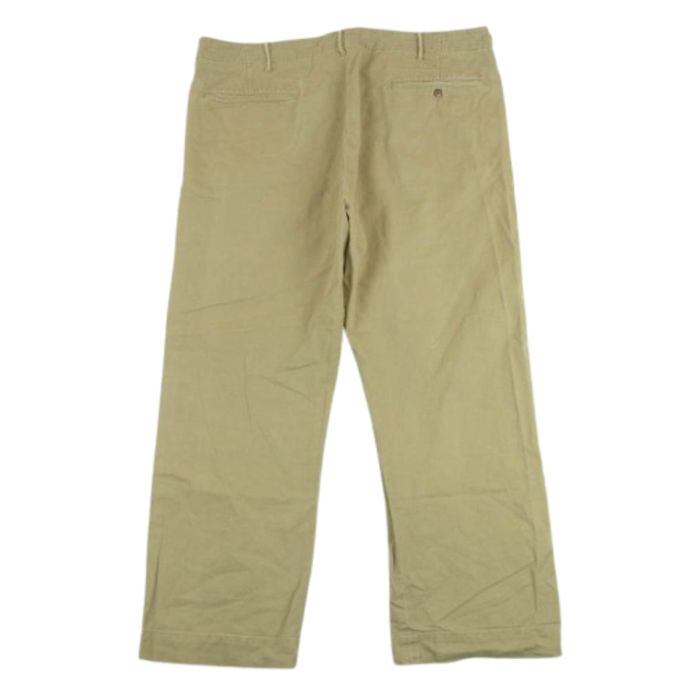 RRL ダブルアールエル 8300-470700 E-93 271M24 U.S. STANDARD CHINO スタンダード チノ パンツ 中国製 ベージュ系 40【中古】