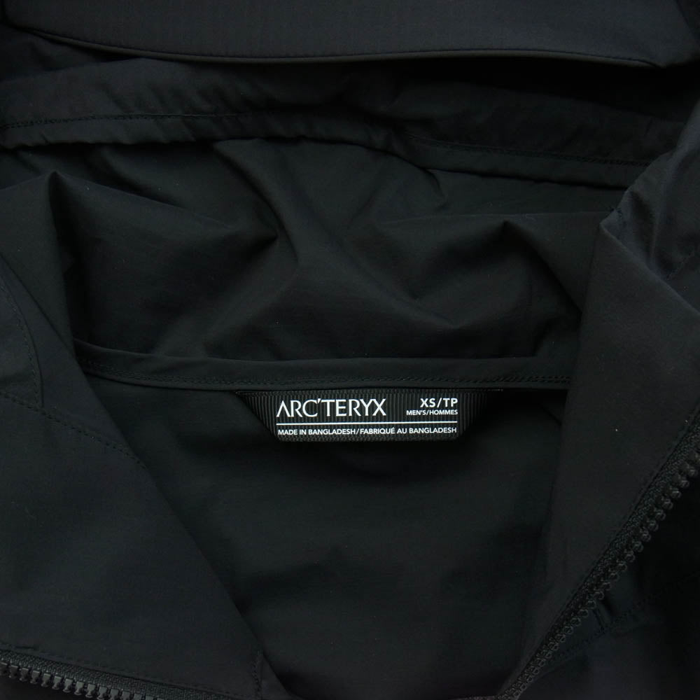 ARC'TERYX アークテリクス X000007411 Squamish Hoodie スコーミッシュ フーディ ブラック ブラック系 XS【美品】【中古】