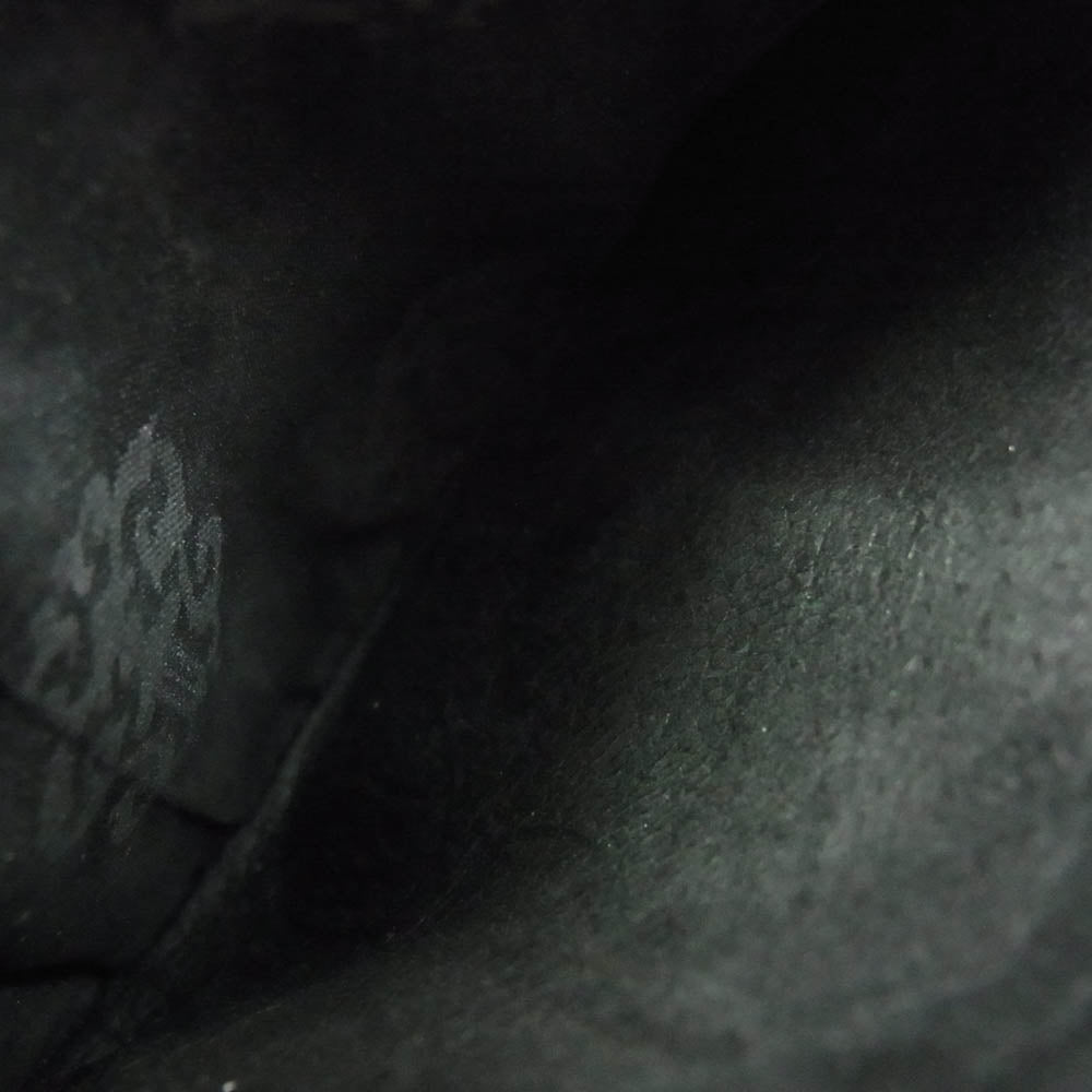 CHROME HEARTS クロムハーツ（原本無） 3FOLD ３フォールド ウォレット フレアボタン レザー ブラック系【中古】