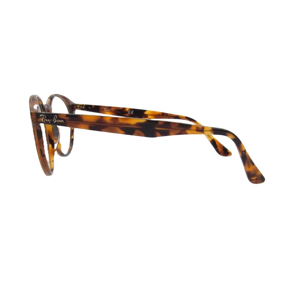 Ray-Ban レイバン RB2180-VF 5675 ラウンド ハバナ フレーム 眼鏡 アイウェア ブラウン系 51□20【中古】