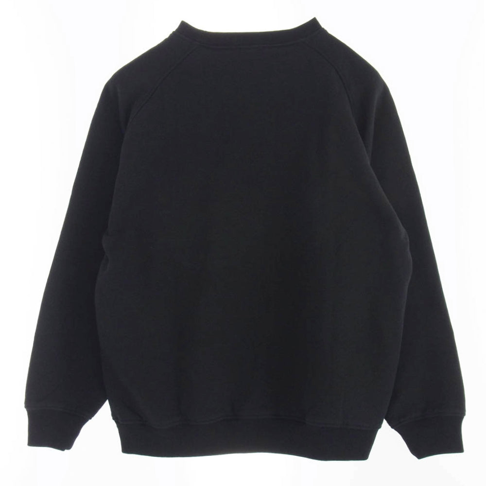 COMOLI コモリ 24AW A03-05003 コットン 裏毛 クルーネック スウェット ブラック系 3【極上美品】【中古】