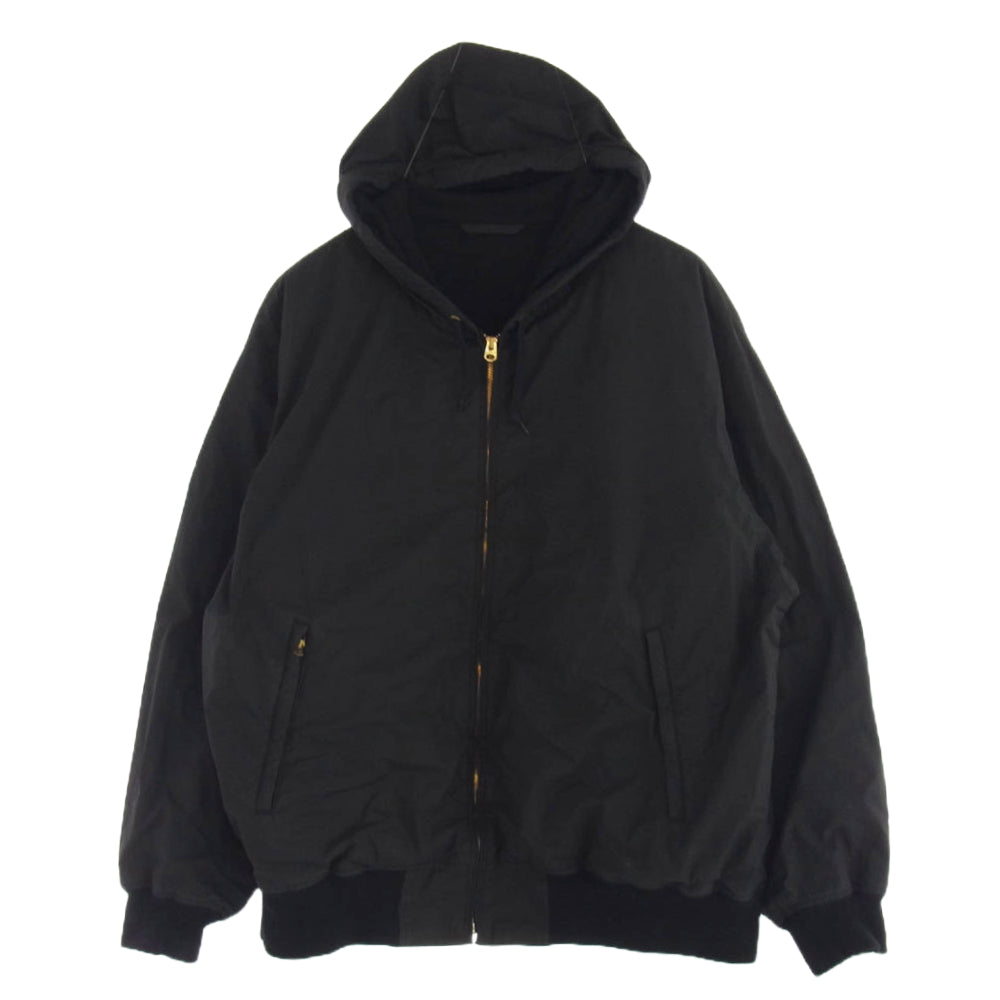 COMOLI コモリ 24AW A03-01024 コットンナイロン ジップパーカー ジャケット ブラック系 3【中古】