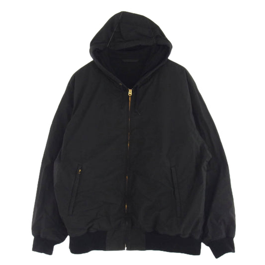 COMOLI コモリ 24AW A03-01024 コットンナイロン ジップパーカー ジャケット ブラック系 3【中古】