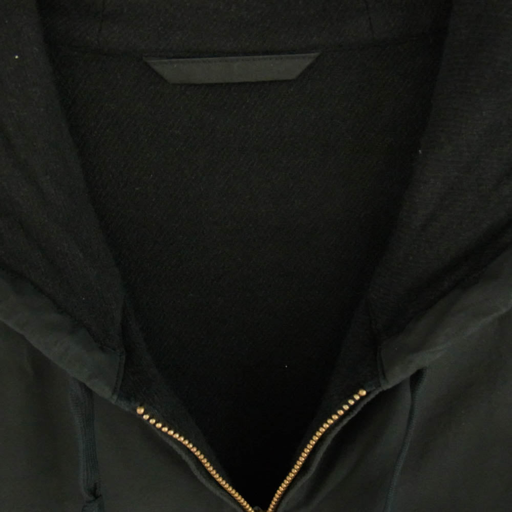 COMOLI コモリ 24AW A03-01024 コットンナイロン ジップパーカー ジャケット ブラック系 3【中古】