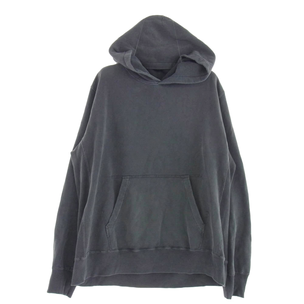 REMI RELIEF レミレリーフ ガーメントダイ プルオーバー パーカー グレー系 XL【中古】