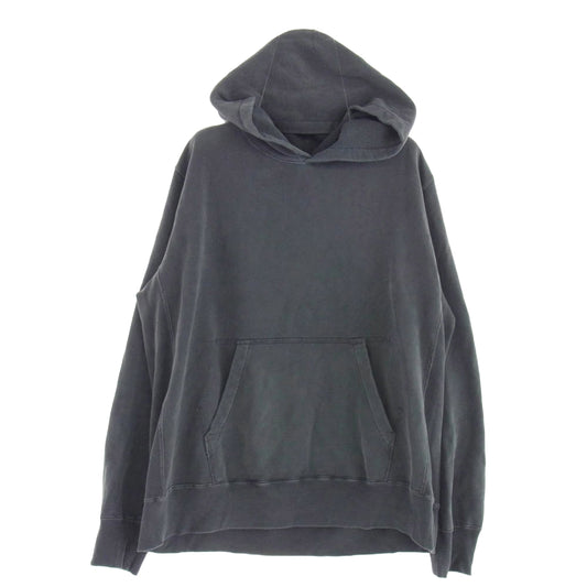 REMI RELIEF レミレリーフ ガーメントダイ プルオーバー パーカー グレー系 XL【中古】