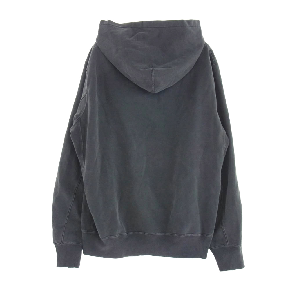 REMI RELIEF レミレリーフ ガーメントダイ プルオーバー パーカー グレー系 XL【中古】