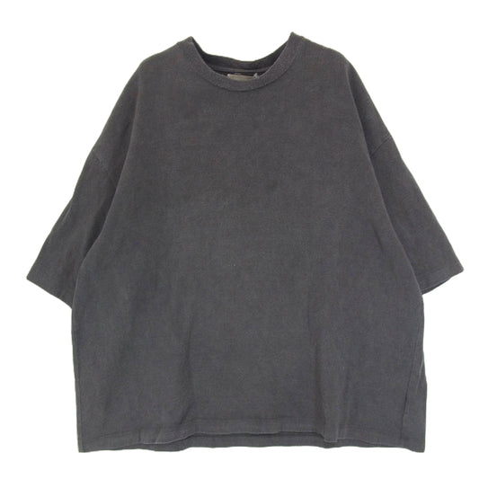 blurhms ブラームス BHS23S030 C/Silk Nep Super Size Tee コットン シルク ネップ スーパーサイズ Tシャツ 半袖カットソー グレー系 サイズ表記無【中古】