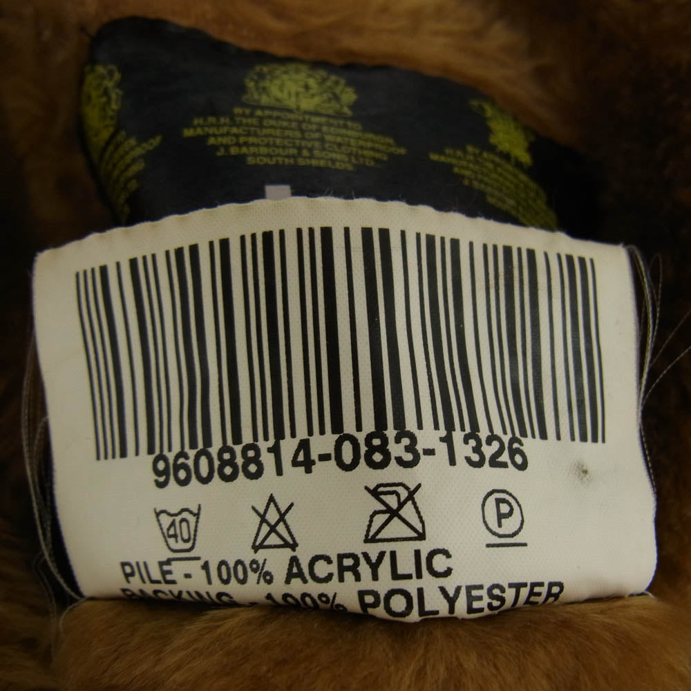 Barbour バブアー A297 ACRYLIC LINING ボア ライナー ベスト ブラウン系 ｃ40【中古】