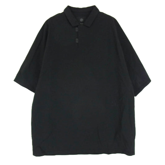 TEATORA テアトラ CAPSULESNAP POLO SHIRT DOCTOROID ナイロン ポロシャツ 半袖 ブラック系 4【中古】