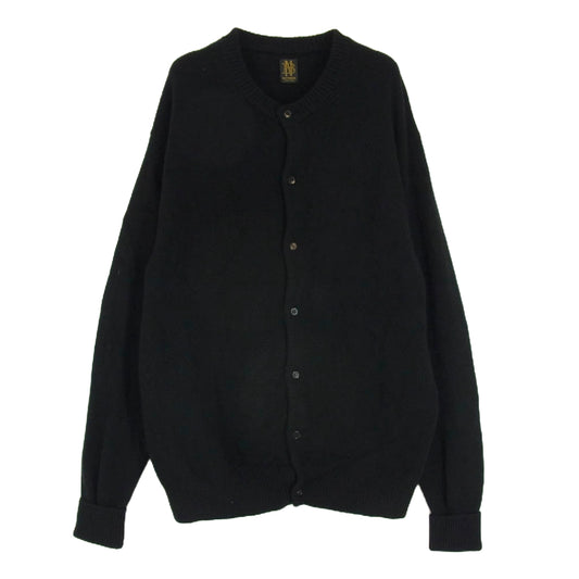 バトナー 22AW BN-22FM-060 RE-CYCLE CASHMERE CREW NECK CARDIGAN カシミヤ混 クルーネック カーディガン ブラック系 3【中古】