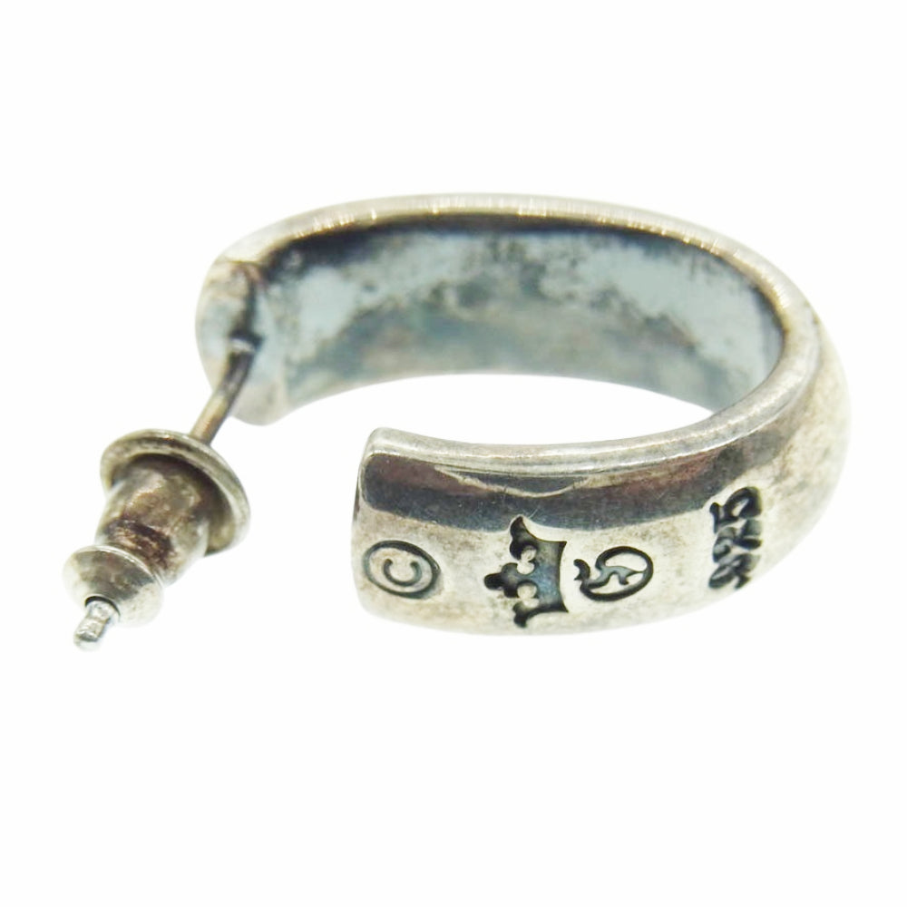 GABOR ガボール ER-08 GABORATORY ガボラトリーホールディング H.W.O pierce G&Crown ジーアンドクラウン フープ ピアス シルバー系 シルバー系【中古】