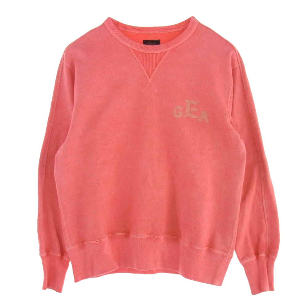 GERUGA ゲルガ GR-C-185 SWEAT SHIRTS PIGMENT DYED ピグメントダイ クルー スウェット ピンク系 5【中古】