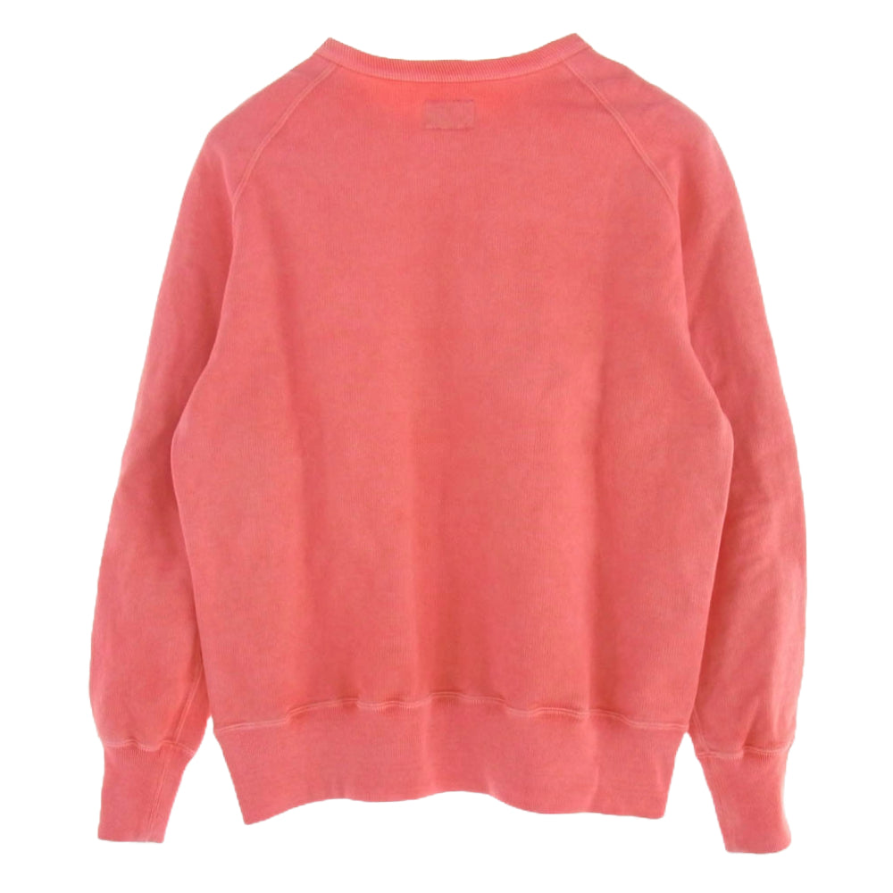 GERUGA ゲルガ GR-C-185 SWEAT SHIRTS PIGMENT DYED ピグメントダイ クルー スウェット ピンク系 5【中古】