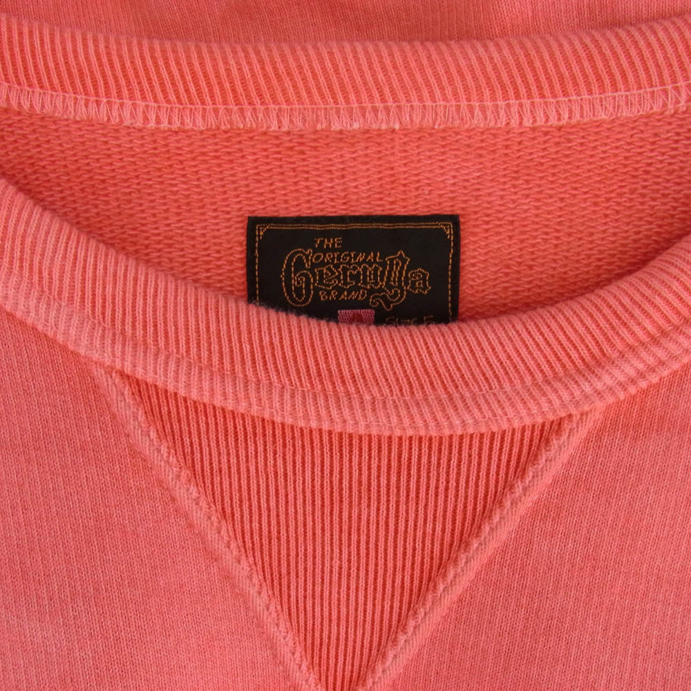 GERUGA ゲルガ GR-C-185 SWEAT SHIRTS PIGMENT DYED ピグメントダイ クルー スウェット ピンク系 5【中古】