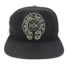 CHROME HEARTS クロムハーツ（原本無） BASEBALL TRUCKER ホースシュー刺繍 ウール ベースボール トラッカー キャップ クロスボール付き ブラック系【中古】