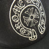 CHROME HEARTS クロムハーツ（原本無） BASEBALL TRUCKER ホースシュー刺繍 ウール ベースボール トラッカー キャップ クロスボール付き ブラック系【中古】