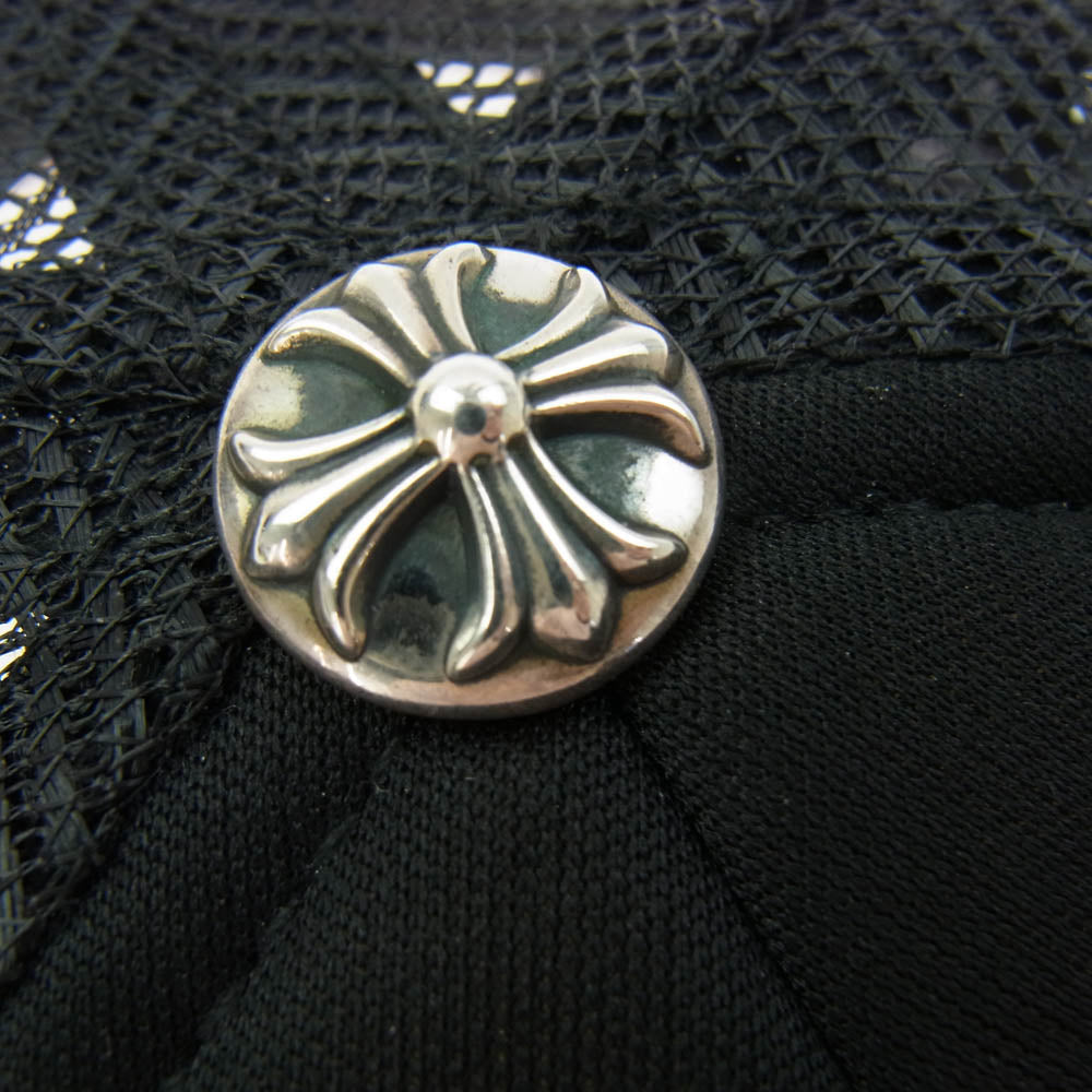 CHROME HEARTS クロムハーツ（原本無） 24SS Camo Cementary Cross Tracker Cap カモフラージュ セメタリークロス トラッカー メッシュ キャップ クロスボール付き ブラック系【中古】
