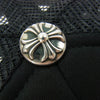 CHROME HEARTS クロムハーツ（原本無） 24SS Camo Cementary Cross Tracker Cap カモフラージュ セメタリークロス トラッカー メッシュ キャップ クロスボール付き ブラック系【中古】