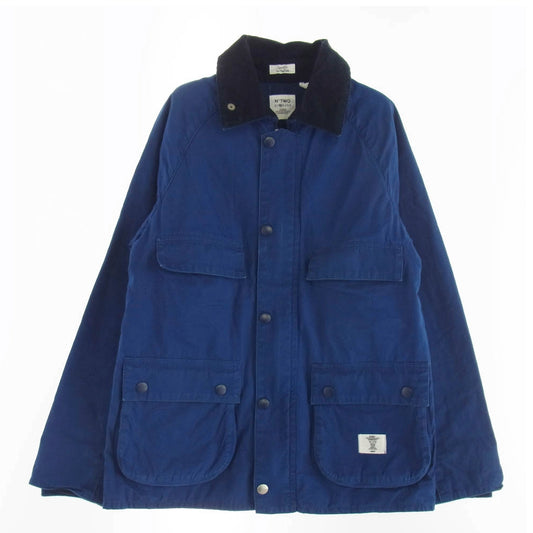 BEDWIN & THE HEARTBREAKERS ベドウィンアンドザハートブレイカーズ 13SS HORSE RIDING JKT コーデュロイ切替 ジャケット ブルー系 2【中古】