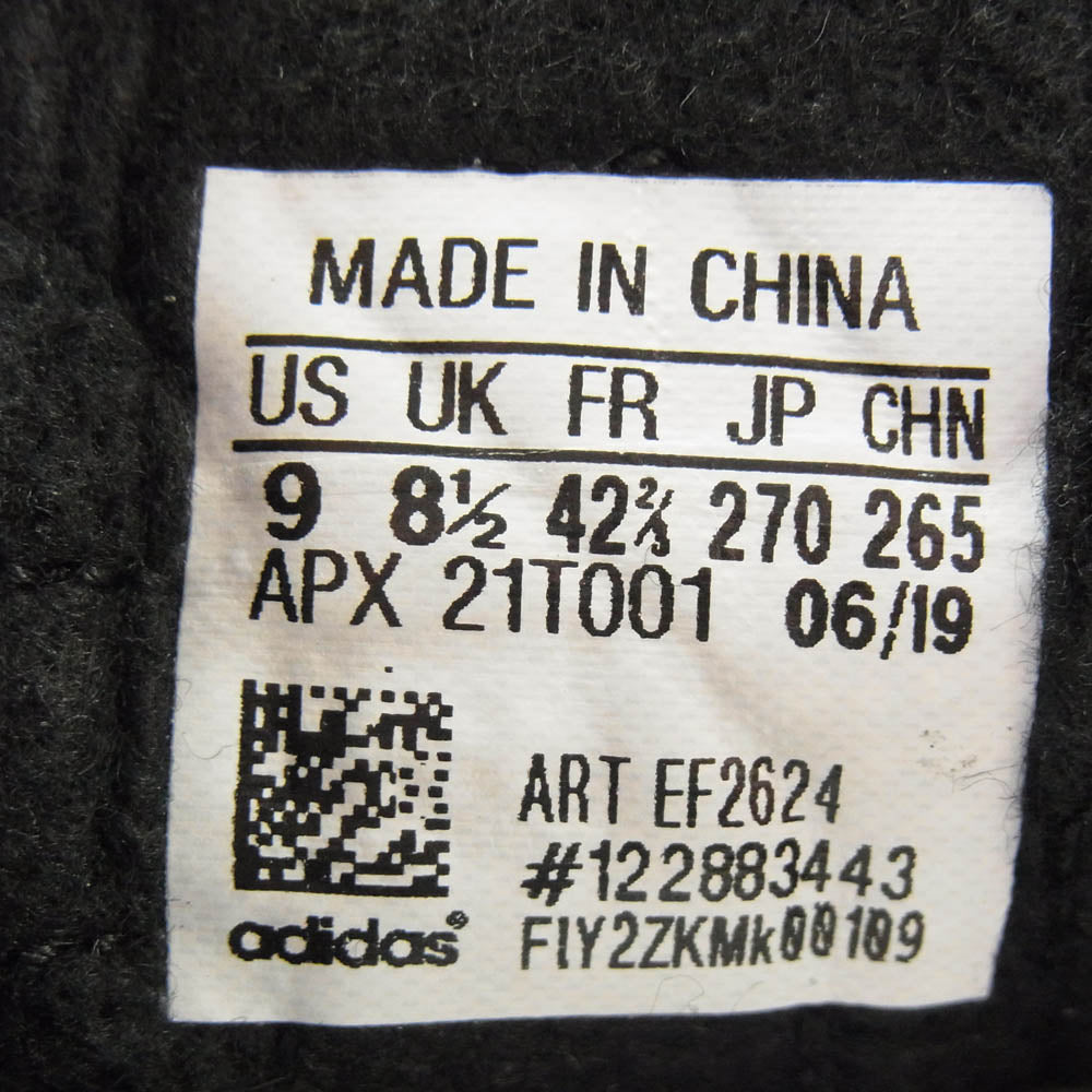 Y-3 Yohji Yamamoto ワイスリー ヨウジヤマモト EF2624 ZX Torsion Black トーション ブラック アディダス ブラック系 27cm【美品】【中古】