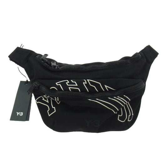 Y-3 Yohji Yamamoto ワイスリー ヨウジヤマモト IN2395 MORPHED CROSSBODY BAG ボディバッグ ウエストバッグ ブラック アディダス ブラック系【新古品】【未使用】【中古】