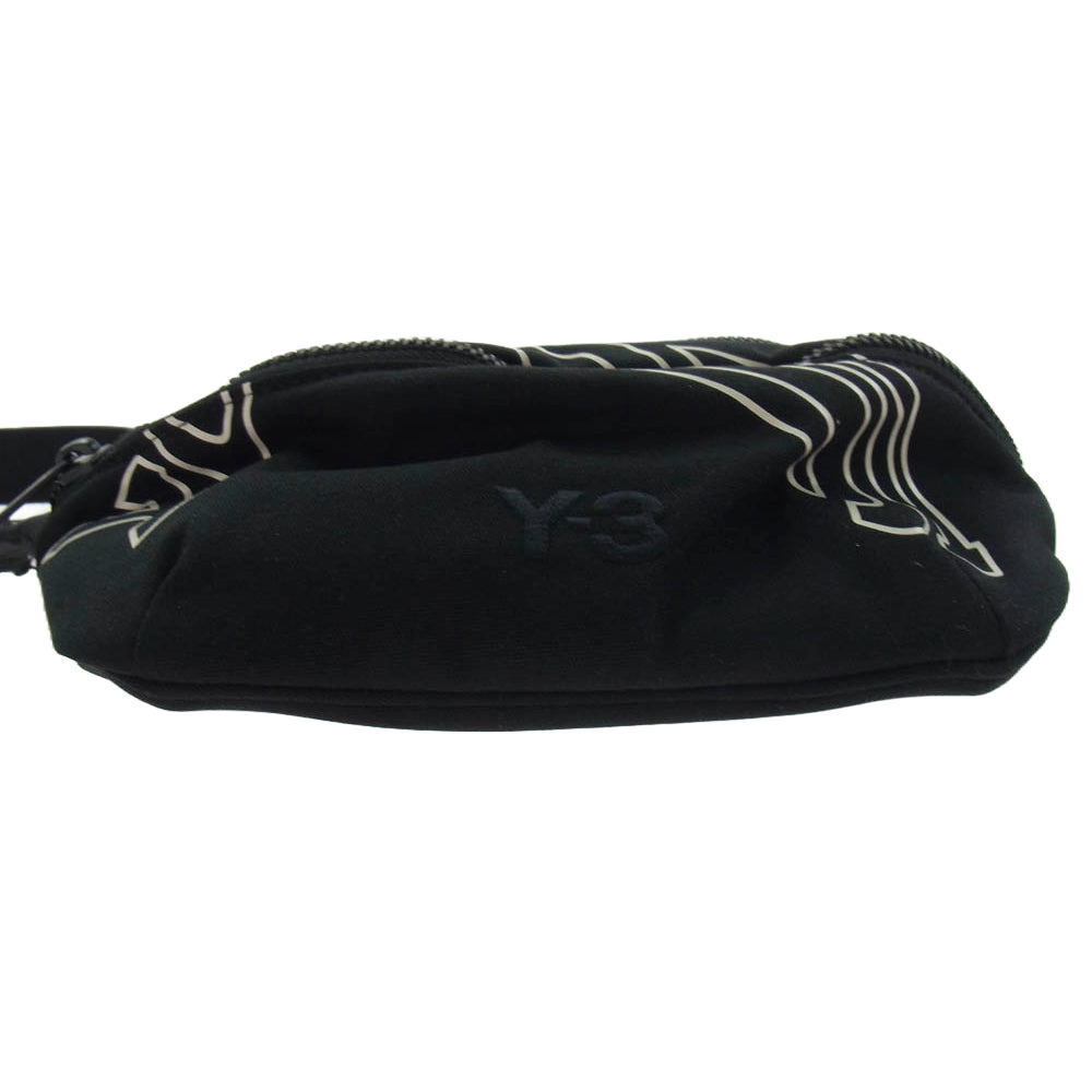 Y-3 Yohji Yamamoto ワイスリー ヨウジヤマモト IN2395 MORPHED CROSSBODY BAG ボディバッグ ウエストバッグ ブラック アディダス ブラック系【新古品】【未使用】【中古】