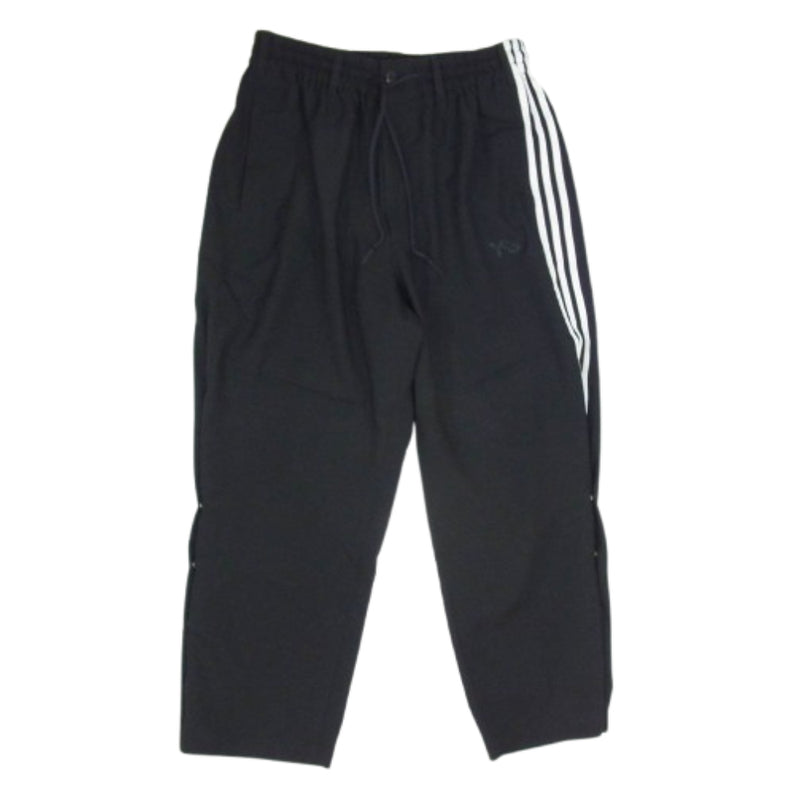 Y-3 Yohji Yamamoto ワイスリー ヨウジヤマモト JD9791 SPORT UNIFORM 3 STRIPES PANTS スポーツ ユニフォーム パンツ アディダス ブラック系 M【美品】【中古】