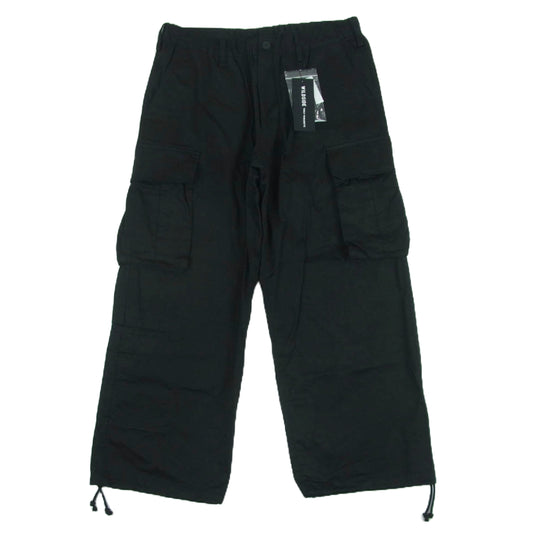 Yohji Yamamoto ヨウジヤマモト 24AW WO-P45-001-1-03 WILDSIDE ワイルドサイド Cotton Chino Cargo Pants Black コットン チノ カーゴ パンツ ブラック系 03【新古品】【未使用】【中古】