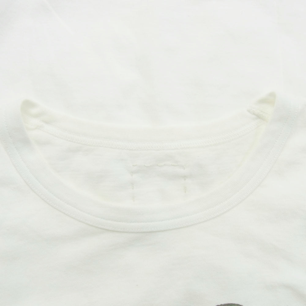 VISVIM ビズビム 0422905010003 JUMBO TEE LCC  LITTLE CLOUD COFFEE プリント Tシャツ ホワイト ホワイト系 2【中古】