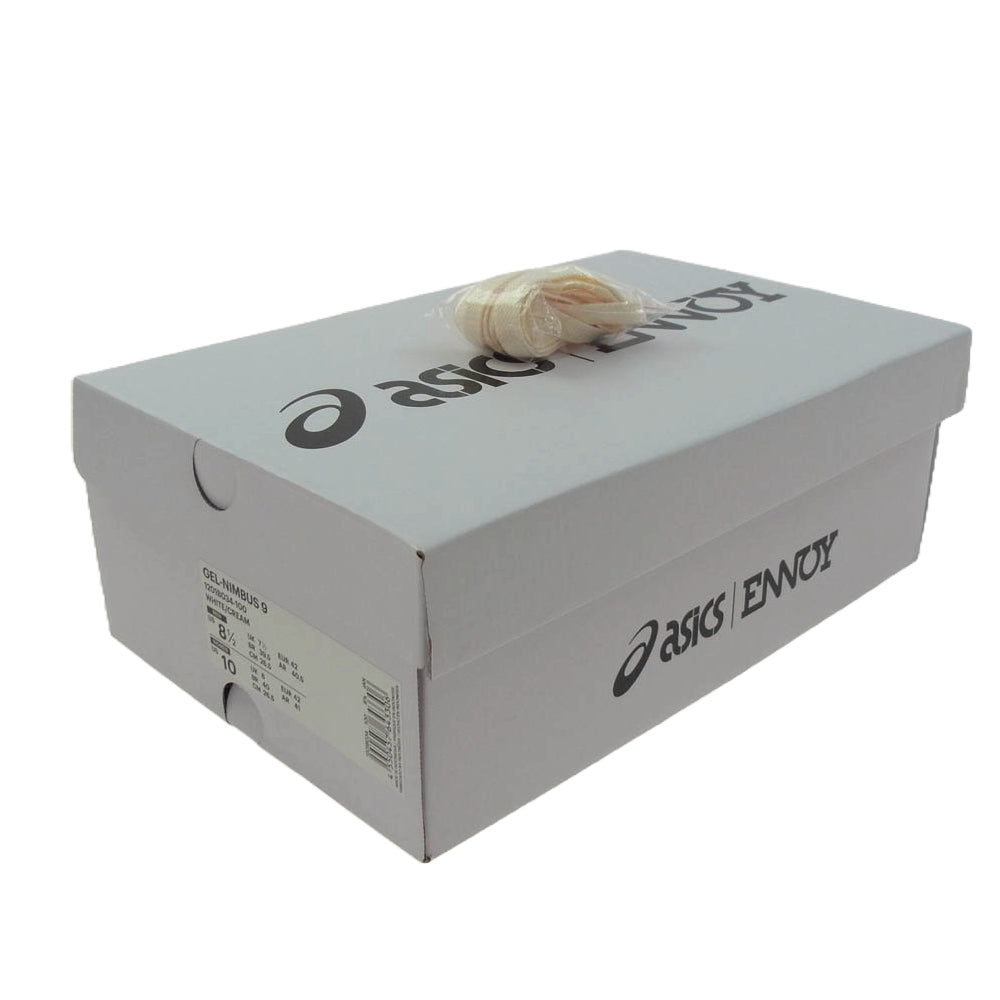 エンノイ 1201B034-100 Asics アシックス Gel-Nimbus 9 White Cream ゲルニンバス9 ホワイト クリーム ホワイト系 26.5cm【新古品】【未使用】【中古】