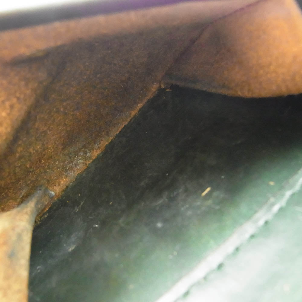 VISVIM ビズビム 0122103003019 LEATHER BI FOLD ラウンドジップ レザー ウォレット 財布 グリーン系【中古】