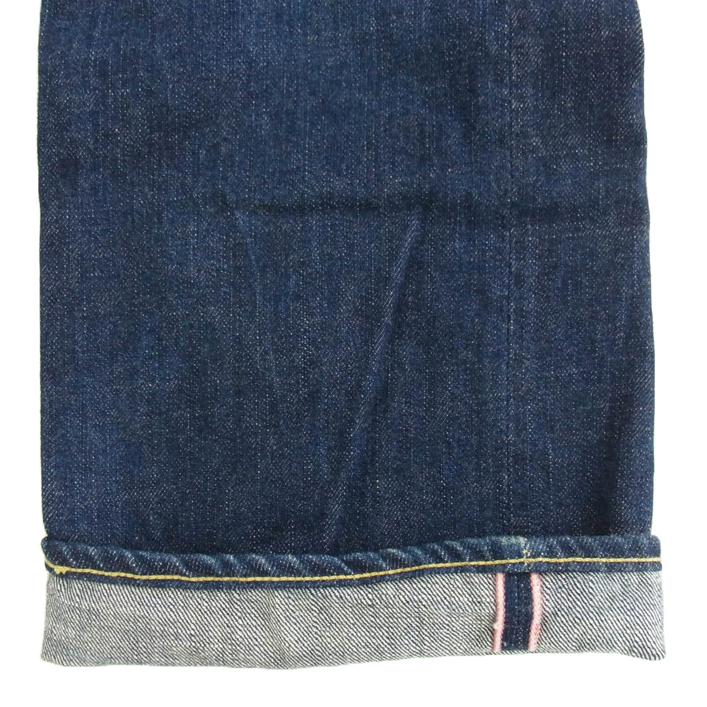 MOMOTARO JEANS 桃太郎ジーンズ 8003SP 桃太郎ジーンズ セルビッジ デニム パンツ ジップフライ インディゴブルー系 30×33【中古】