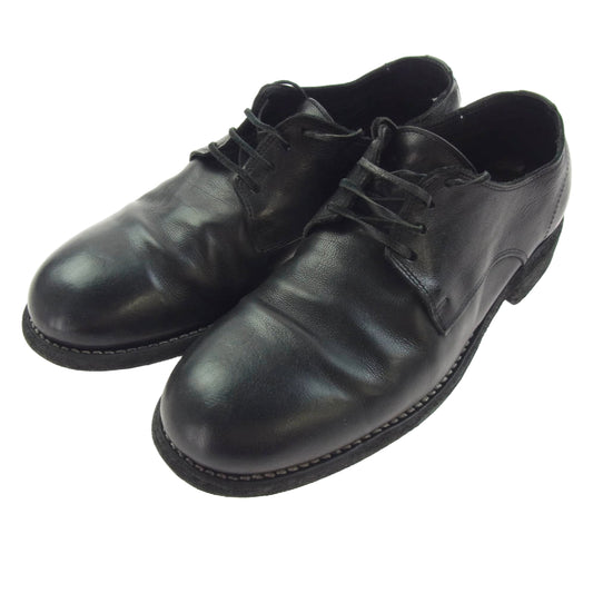 GUIDI グイディ No 992X. Classic Derby Horse Full Grain. BLKT レザー ダービーシューズ ブラック系 40【中古】