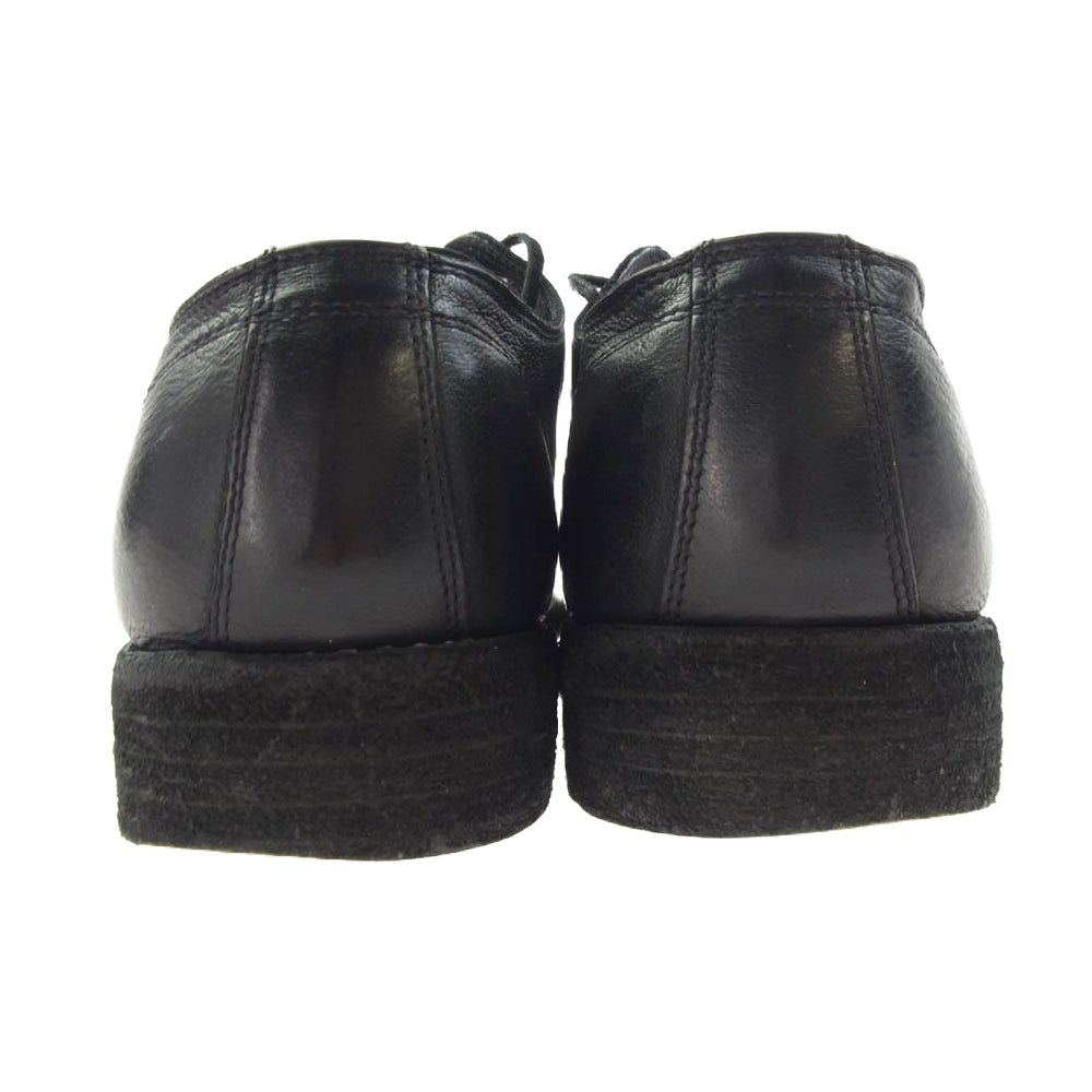 GUIDI グイディ No 992X. Classic Derby Horse Full Grain. BLKT レザー ダービーシューズ ブラック系 40【中古】