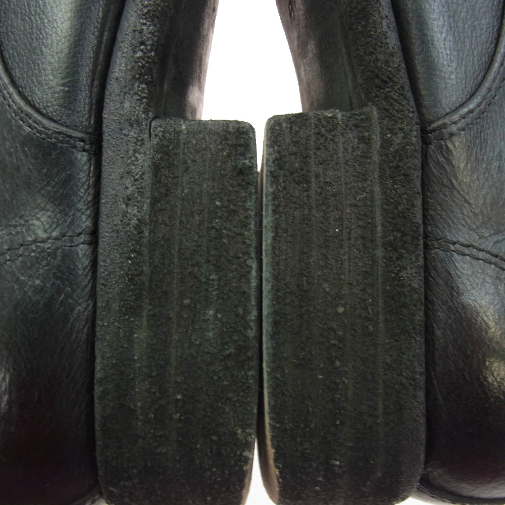 GUIDI グイディ No 992X. Classic Derby Horse Full Grain. BLKT レザー ダービーシューズ ブラック系 40【中古】