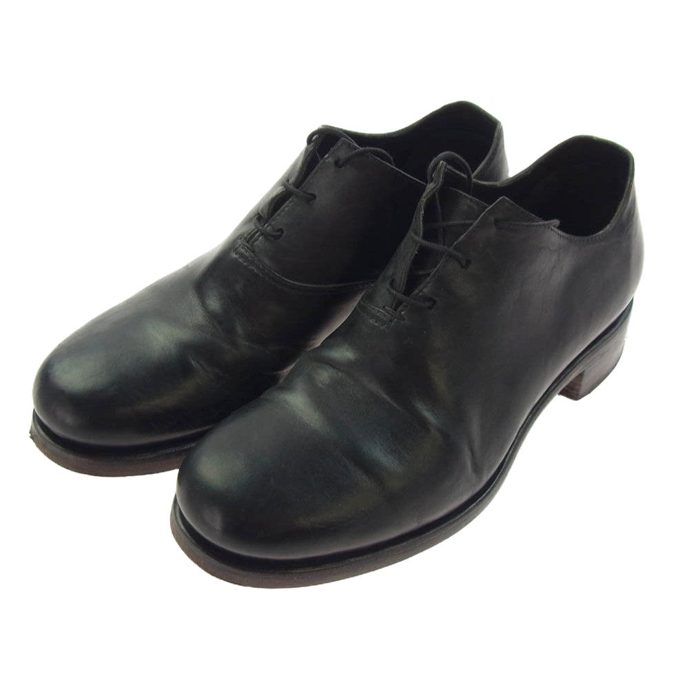 エマタイト D20B. Derby Shoes レザー ダービーシューズ ブラック系 40【中古】
