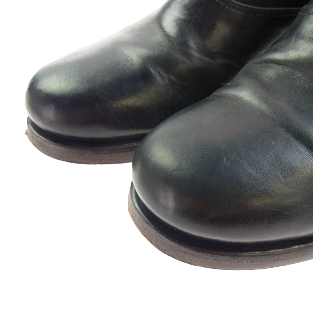 エマタイト D20B. Derby Shoes レザー ダービーシューズ ブラック系 40【中古】