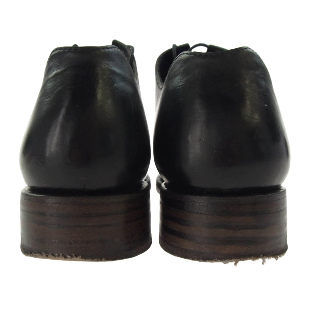 エマタイト D20B. Derby Shoes レザー ダービーシューズ ブラック系 40【中古】