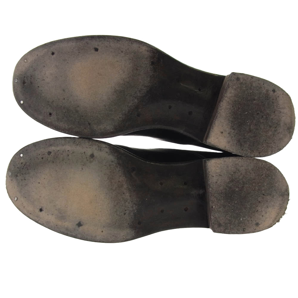 エマタイト D20B. Derby Shoes レザー ダービーシューズ ブラック系 40【中古】