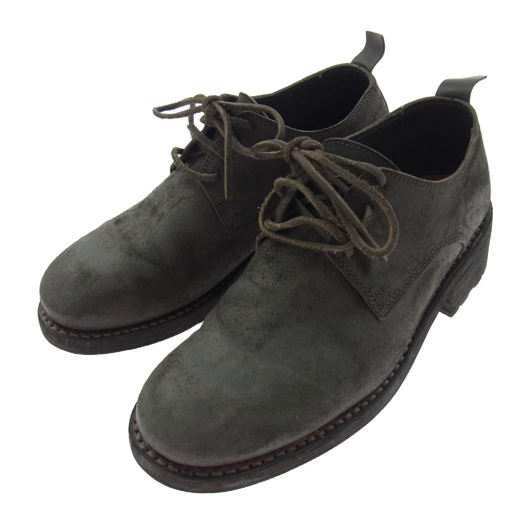 エヴァンキノリ GUIDI & ROSELLINI グイディアンドロゼリーニ MOROSINO 1907 SHOE レザー ダービーシューズ ブラウン系 40【中古】