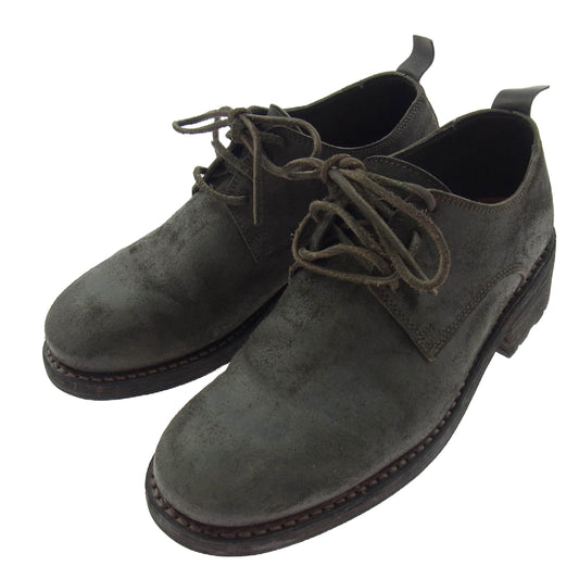 エヴァンキノリ GUIDI & ROSELLINI グイディアンドロゼリーニ MOROSINO 1907 SHOE レザー ダービーシューズ ブラウン系 40【中古】